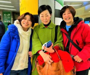 KUNIKOさん松澤亜希子さん と池袋駅にて