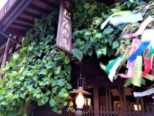 長野県奈良井宿のカフェ
