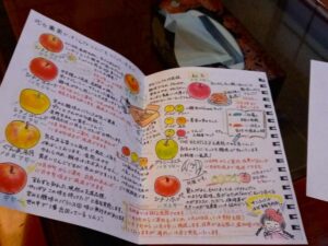 弐七農園さんのリンゴの説明