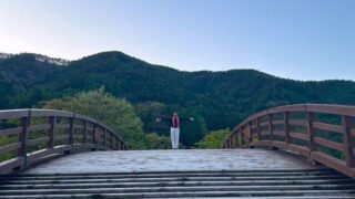 奈良井宿の橋と私
