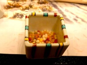 ほりでー湯の夕食 ふりかけ器2