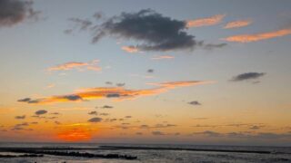 日本海の夕暮れ２