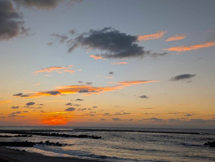 日本海の夕暮れ２