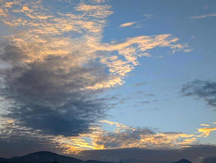 １０月の空と雲