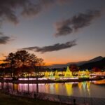 軽井沢プリンスアウトレットの夜景　2025年11月