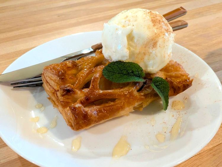 アップルパイとアイス