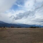 大糸線の車窓からの眺め