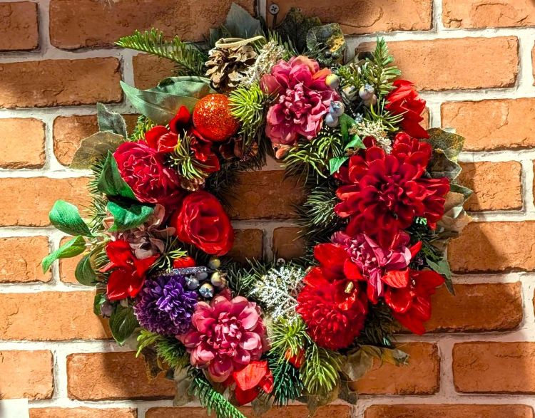 クリスマスマーケットのリース１