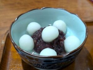 白玉ぜんざい　大丸やき茶房
