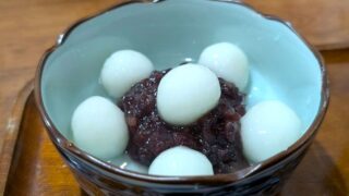 白玉ぜんざい　大丸やき茶房