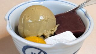 みはしのほうじ茶あんみつ