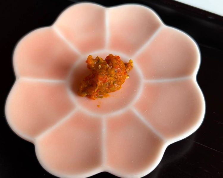 梅の皿　梅味噌