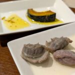 TASKU 砂肝とかぼちゃのオリーブ和え