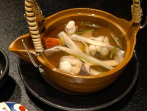 七草の湯　土瓶蒸し